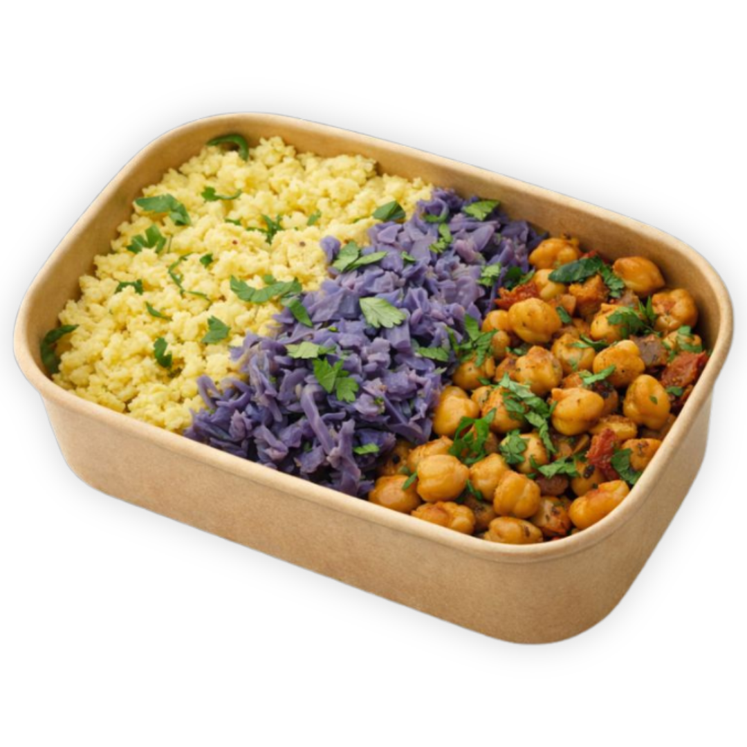 Tagine Morocco de Outono com Millet e Couve-roxa